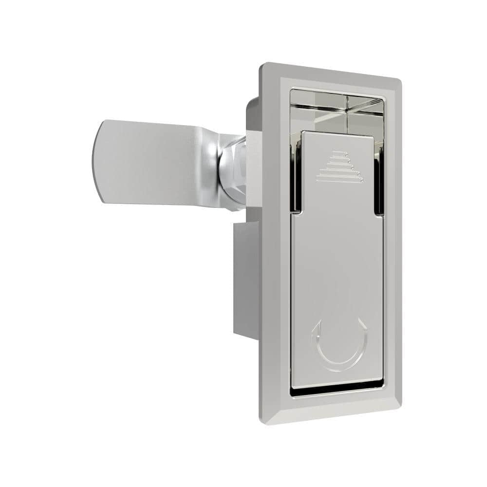 A-1544-202-30 | Compression Door Lock, Lift-Turn Series, Medium, Recessed, Unlimited, Zinc Alloy, Chrome Plated, Bright