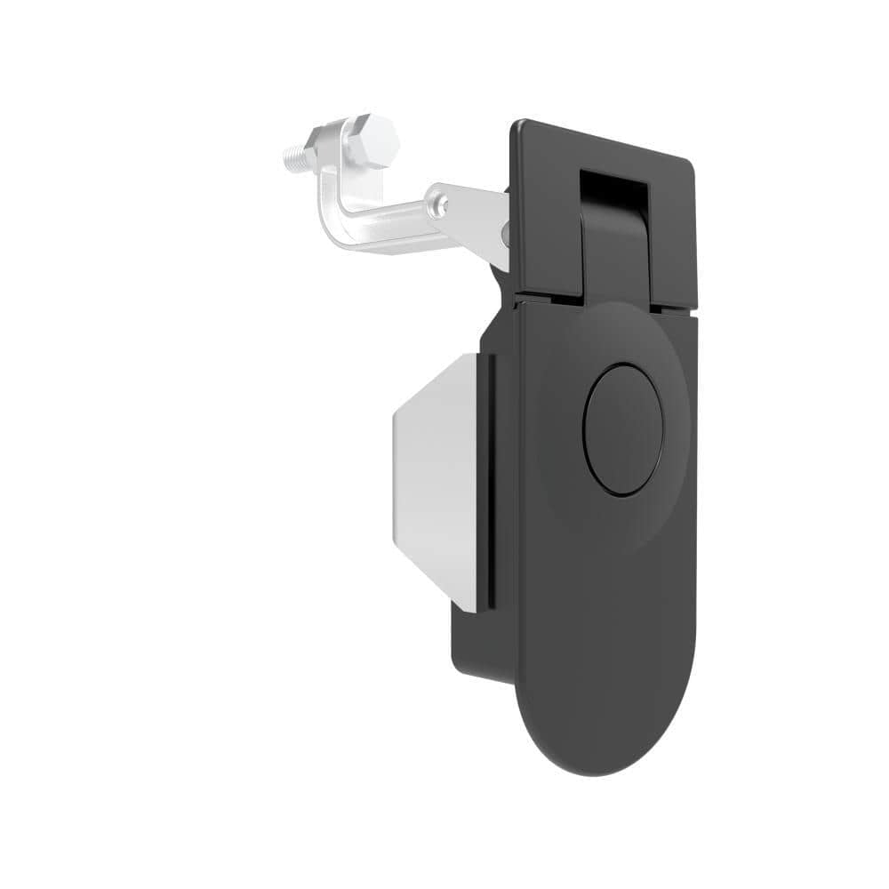 A-1445-157-1-40 | Compression door lock, sealed lever, non key lock, zinc alloy, powder coating, black