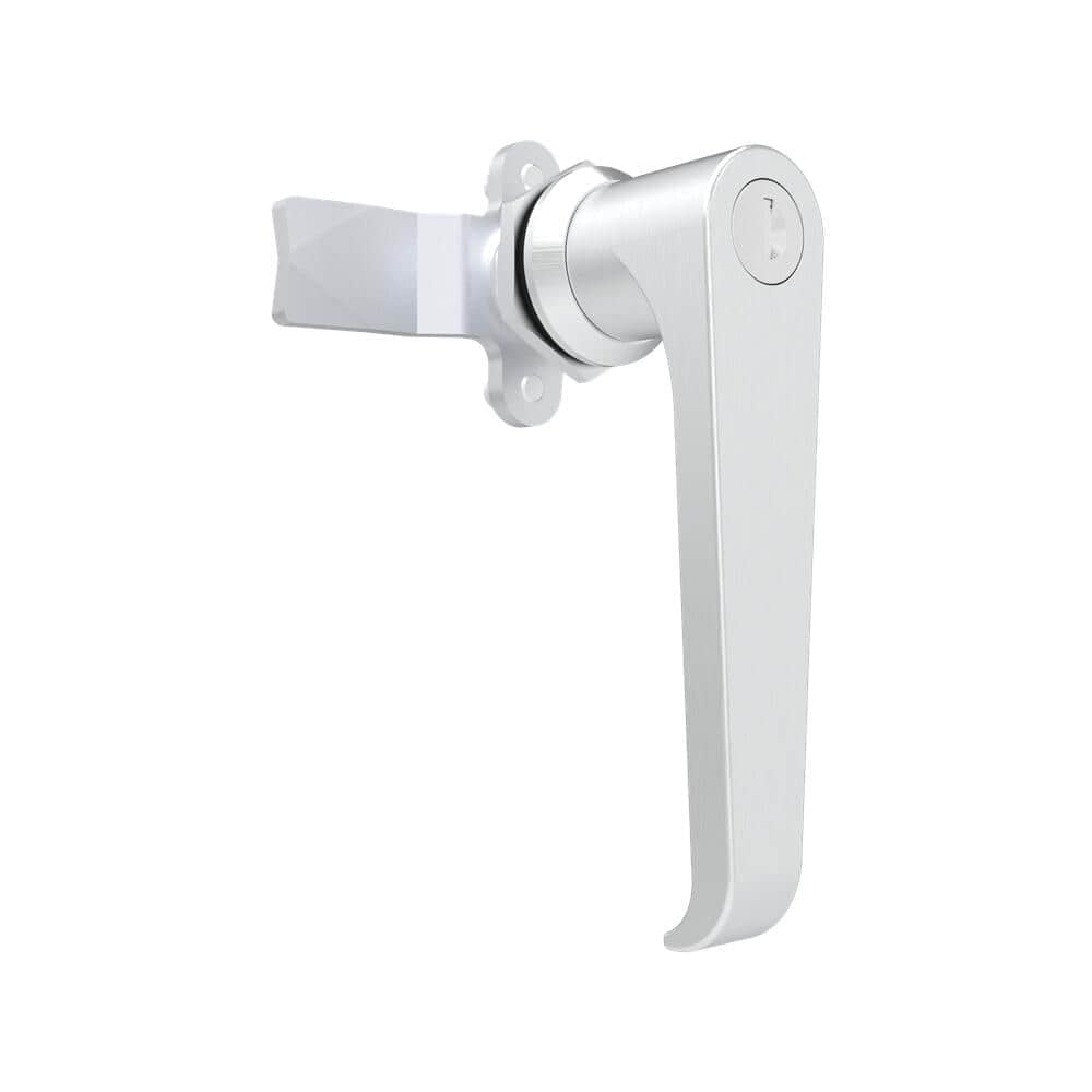 B-1310-10-30 | Quarter-turn cam latch, l-handle with cam, key lock,zinc alloy,chrome plating, bright