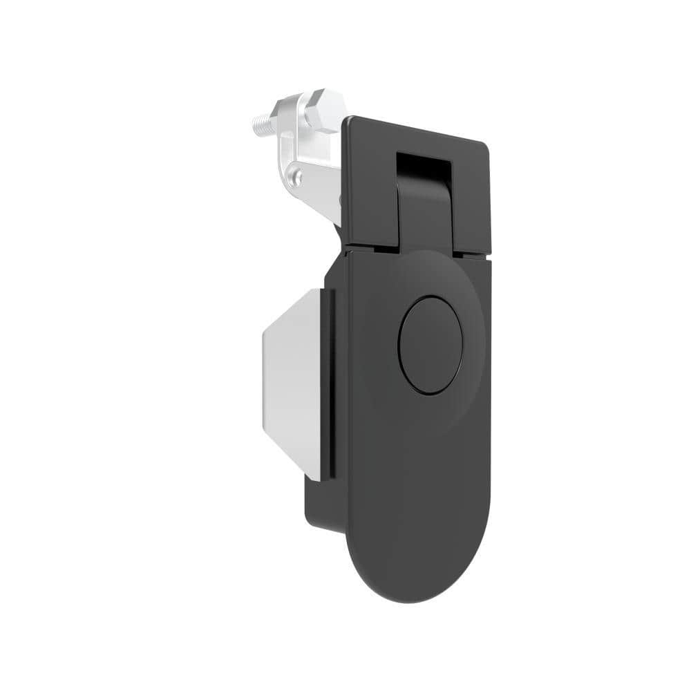 A-1445-129-1-40 | Compression door lock, sealed lever, non key lock, zinc alloy, powder coating, black