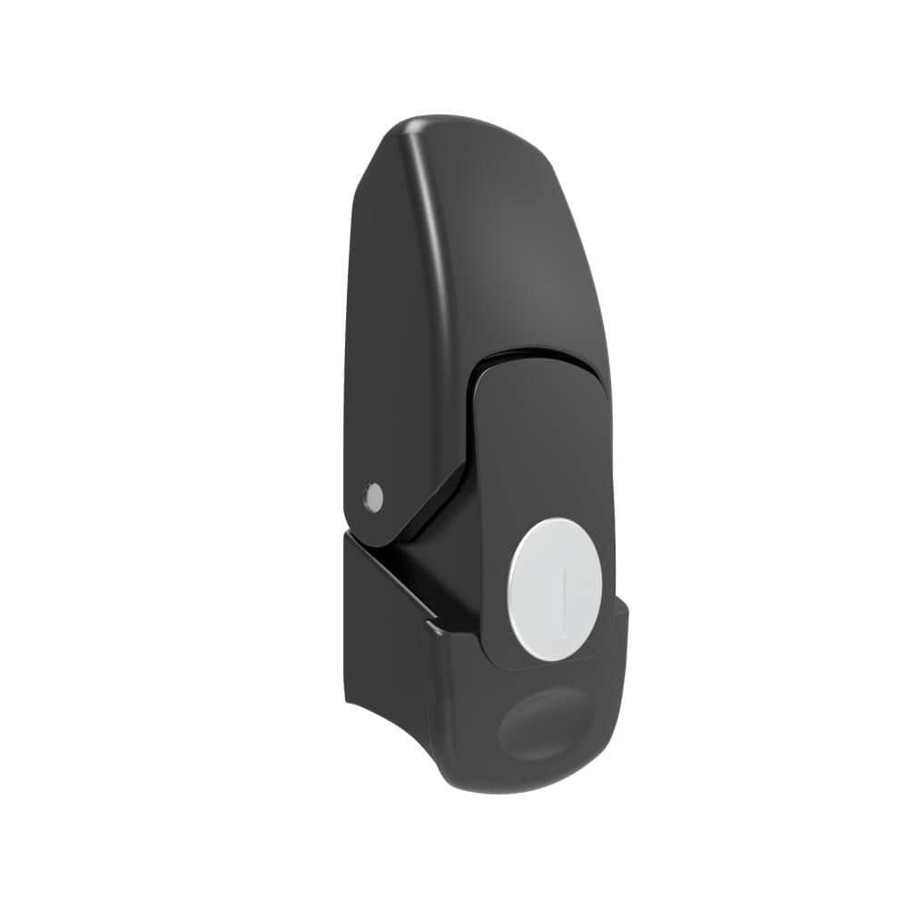 F-1601-110-40 | Over center latch , small, key locking, manual operation, zinc alloy,Powder coating,black