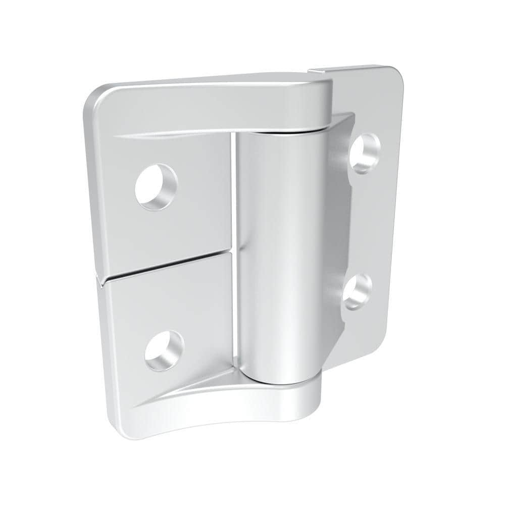 H1-2418-30 | Constant torque hinge, 50x58mm, M5 screw fixed, zinc alloy, chrome plating, bright