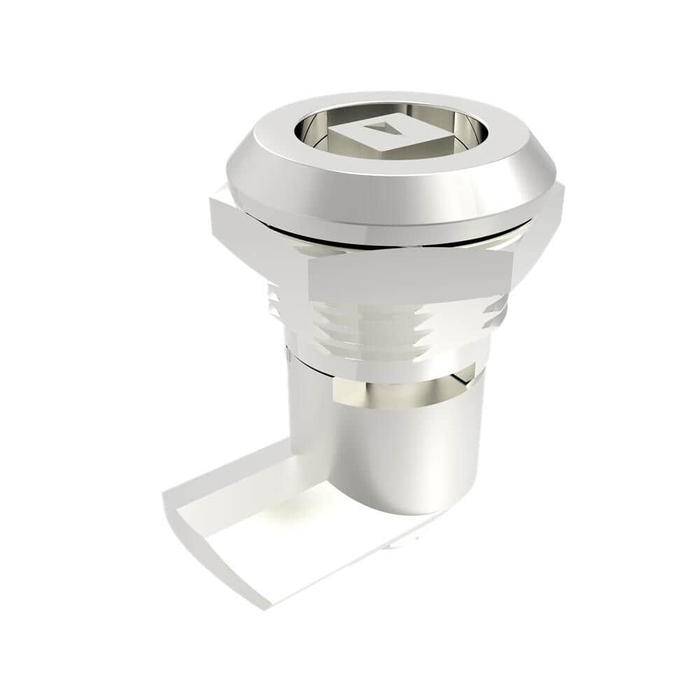 D1-1420-448-A1 | chiusura a quarto di giro, quadrato 8mm con fessura, acciaio inoxidabile, passivato, brillante
