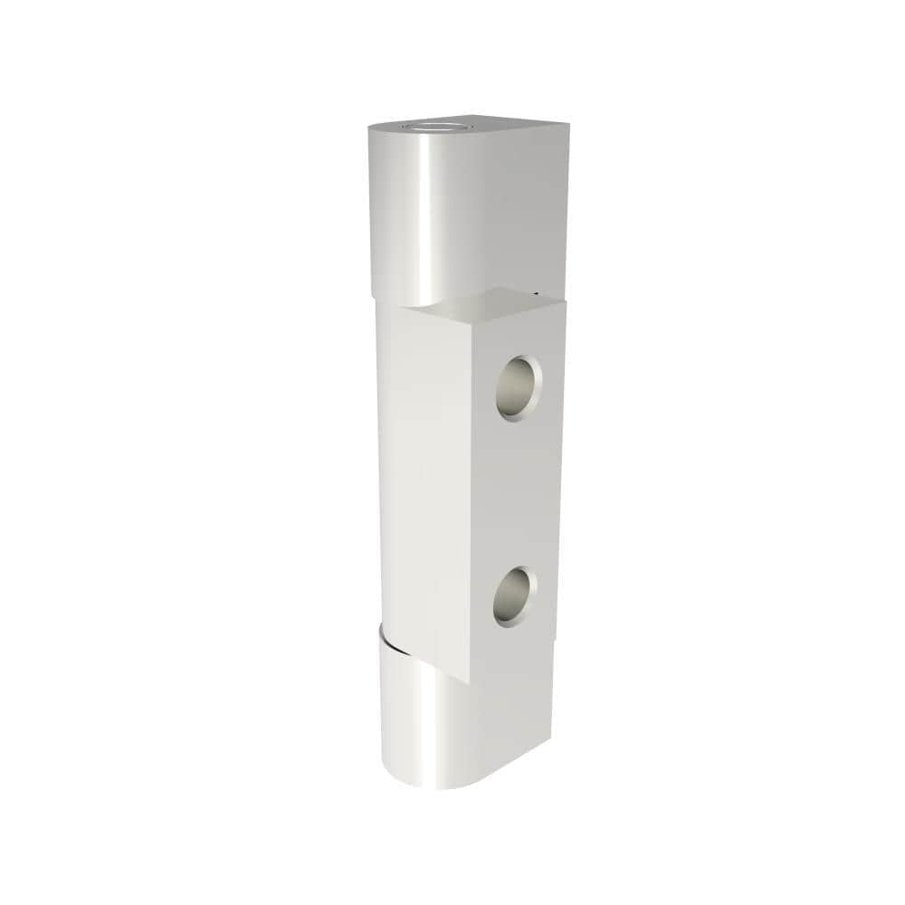 H1-2231-30 | Corner Door Hinge, L65, Zinc alloy, Chrome plating, Bright