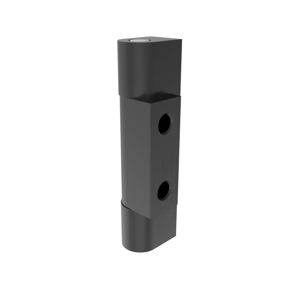 H1-2231-40 | Corner Door Hinge,L65, Zinc alloy, Powder coated, black