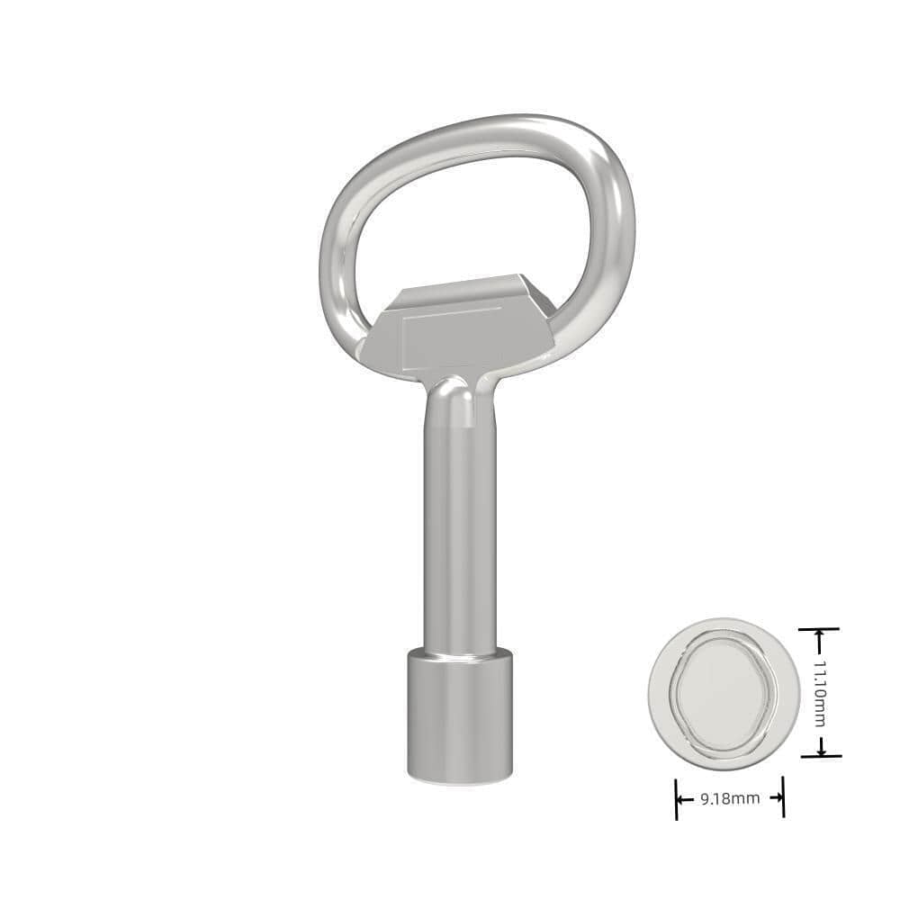 9200-110 | Tubular key, zinc alloy, chrome plating, bright