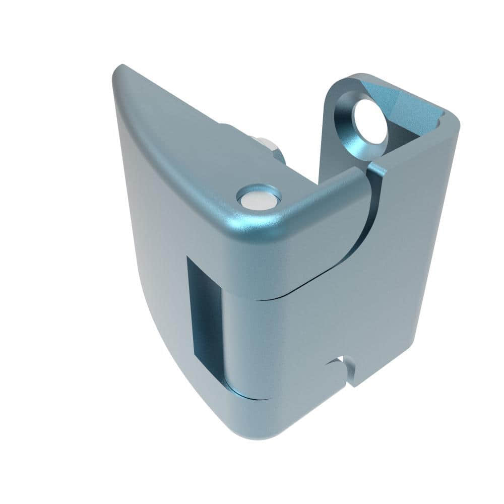 H2-2316-46 | 8PT corner door hinge, zinc alloy, powder coating, green