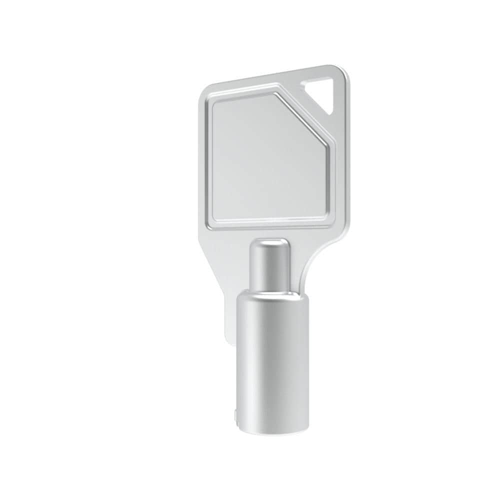 K1608 | Tubular Key, zinc alloy, Chrome plating, bright