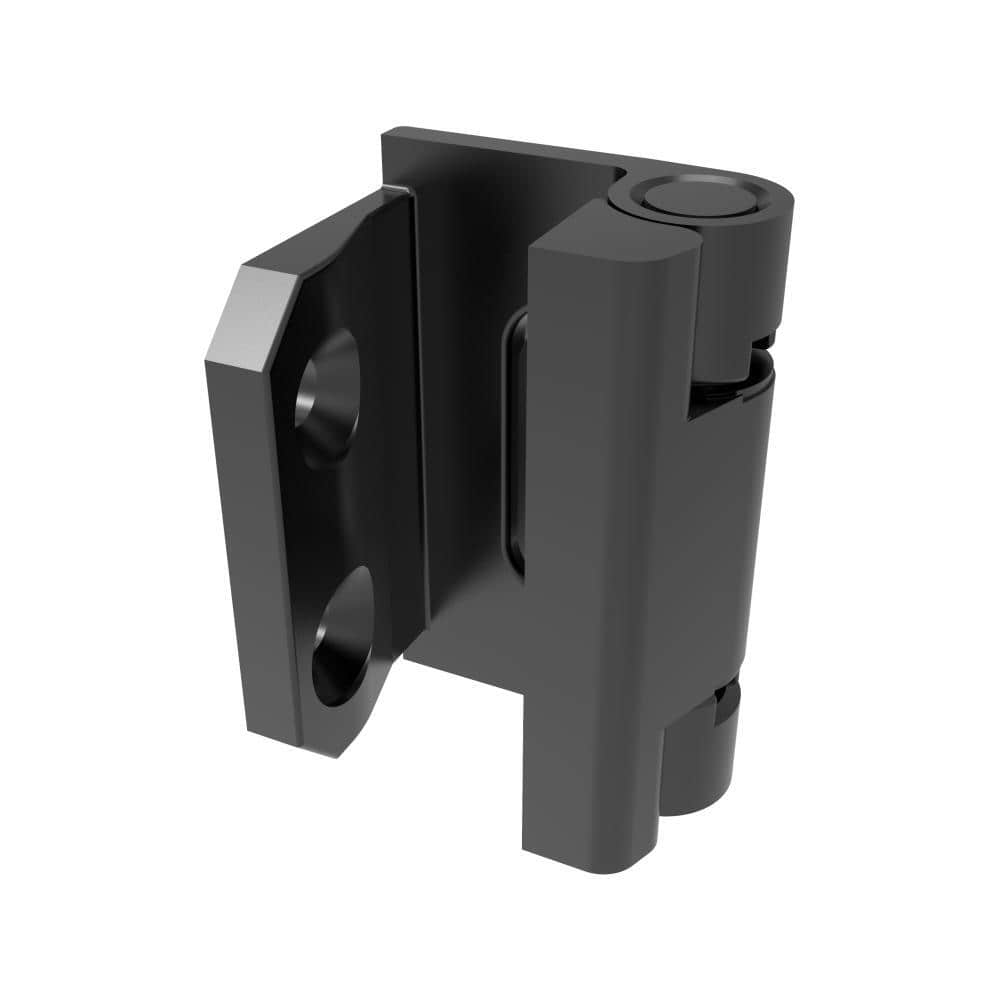 H2-2311-40 | Corner door removable hinge, heavy duty, zinc die, powder coated, black