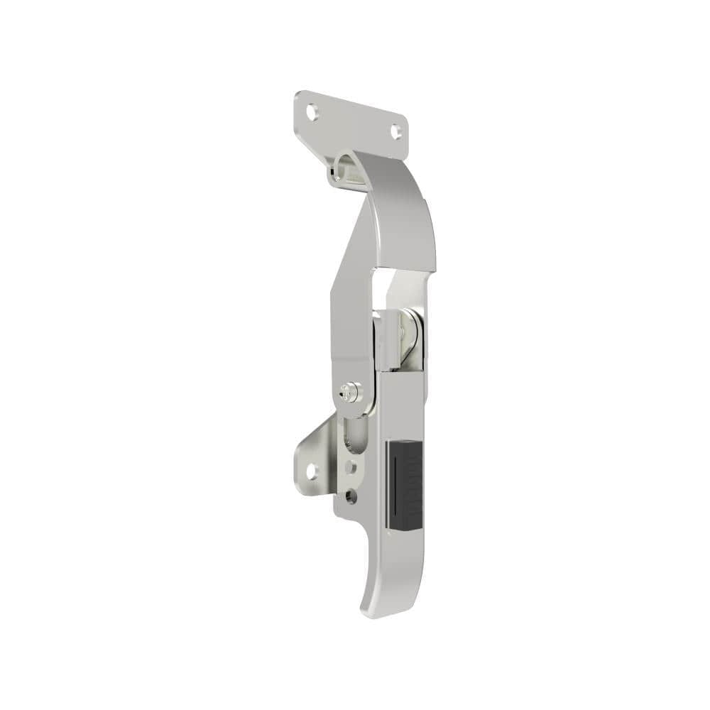 F-1670-A1 | Over-center adjustable self-locking draw latch, with side hole lead seal, stainless steel, passivated,bright