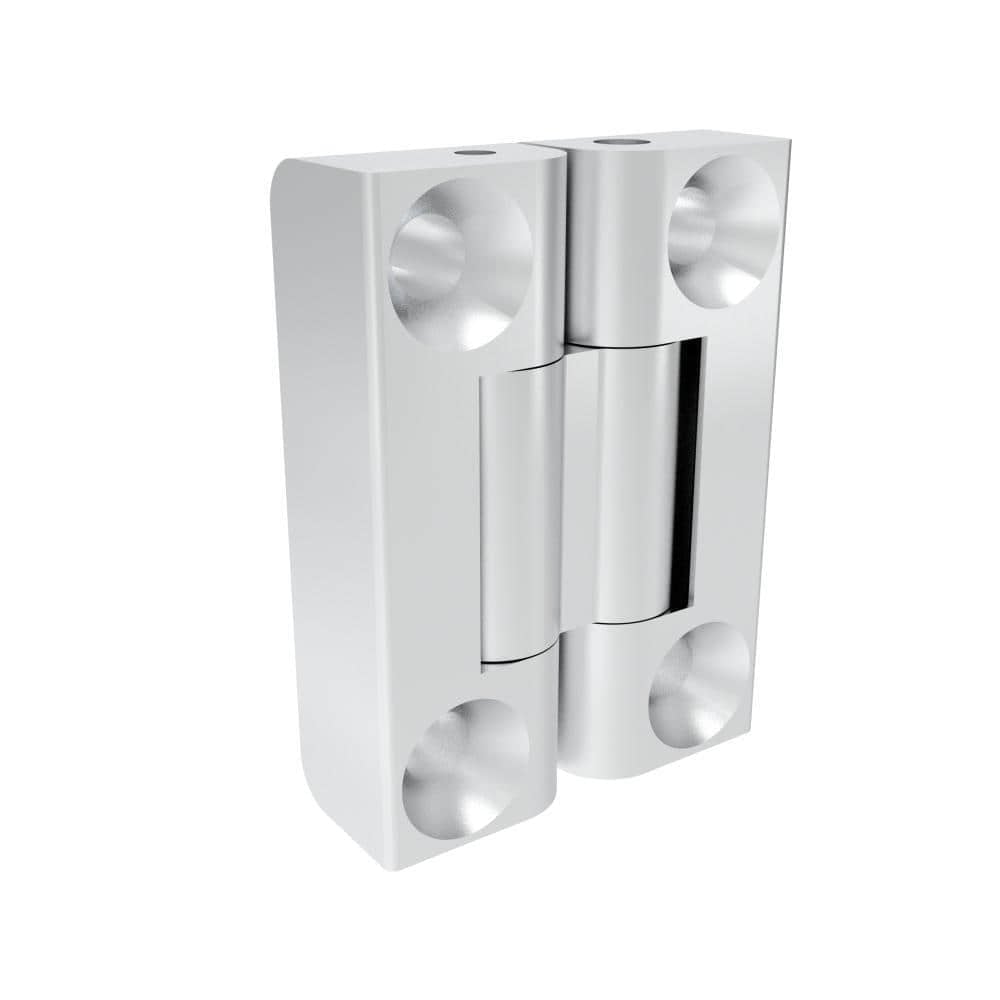 H1-2427-54 | Constant torque hinge, 180 degree limit, aluminum alloy, anodized, silver