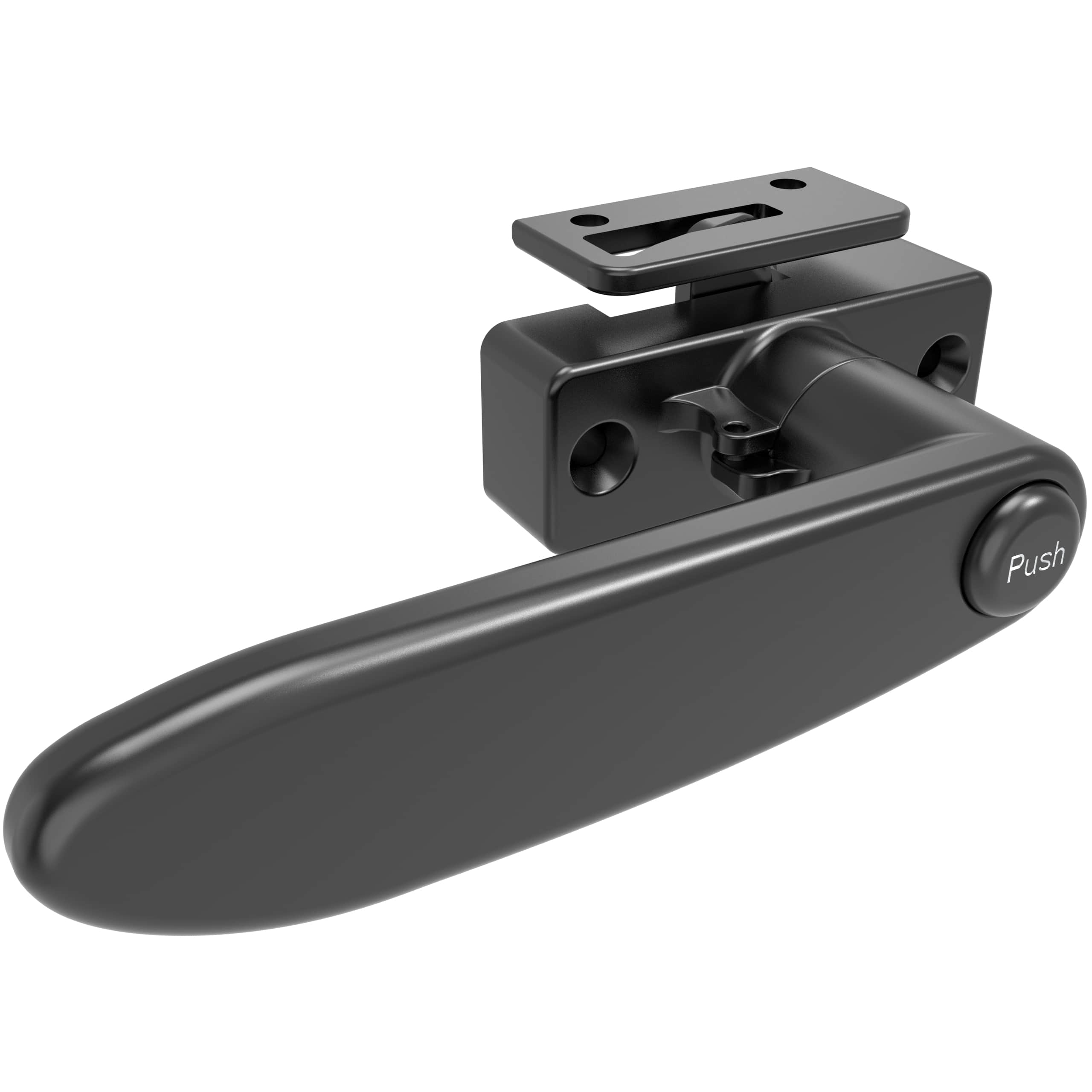 D4-1304-40L | Metro Window  Handle Lock, Safety lock, left direction, L handle, Stainless Steel, Powder coating, black