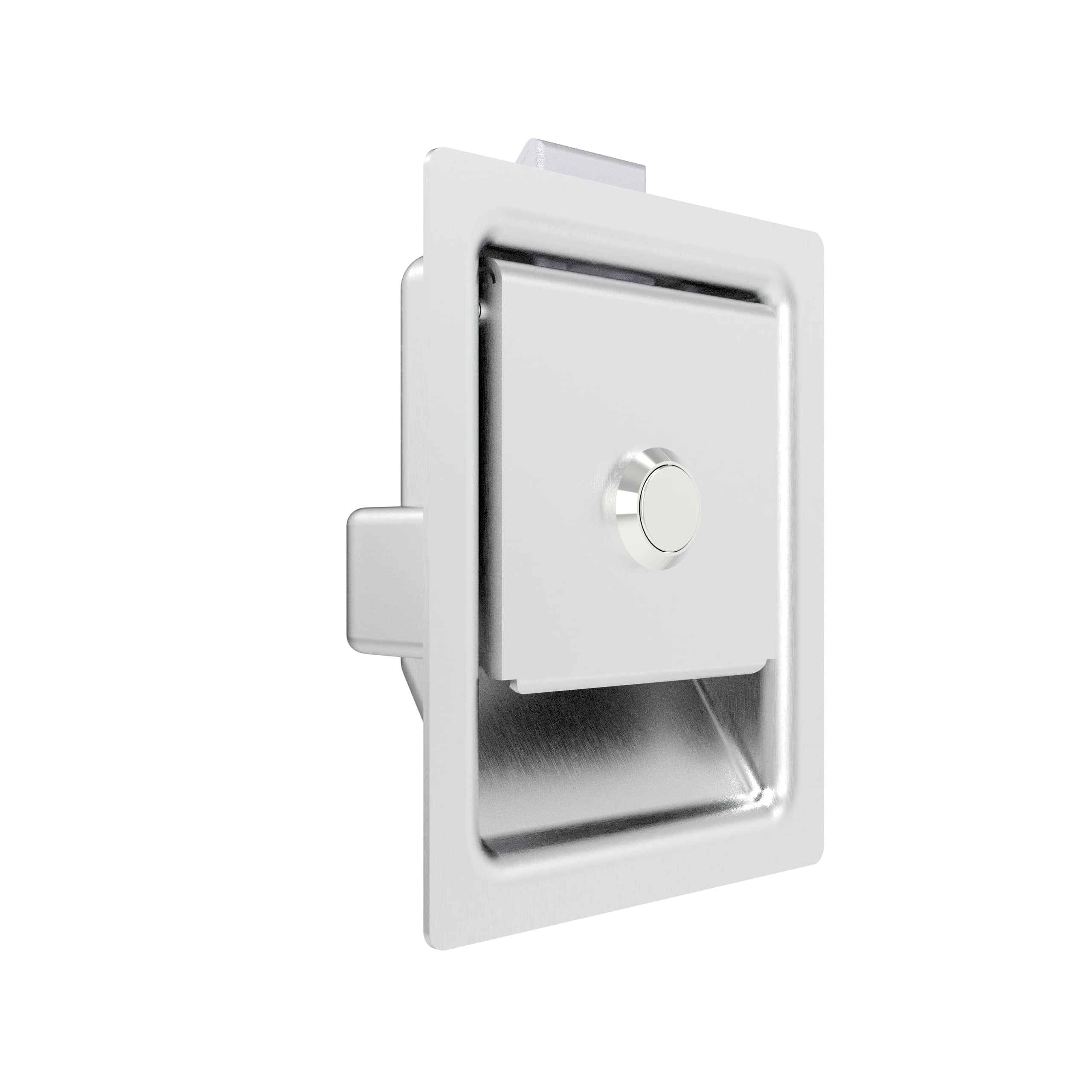 b-1505-20-36 | 闸板门锁，大型，CH751钥匙锁定，11.9毫米(.468英寸)握把，不锈钢，拉丝处理，亮