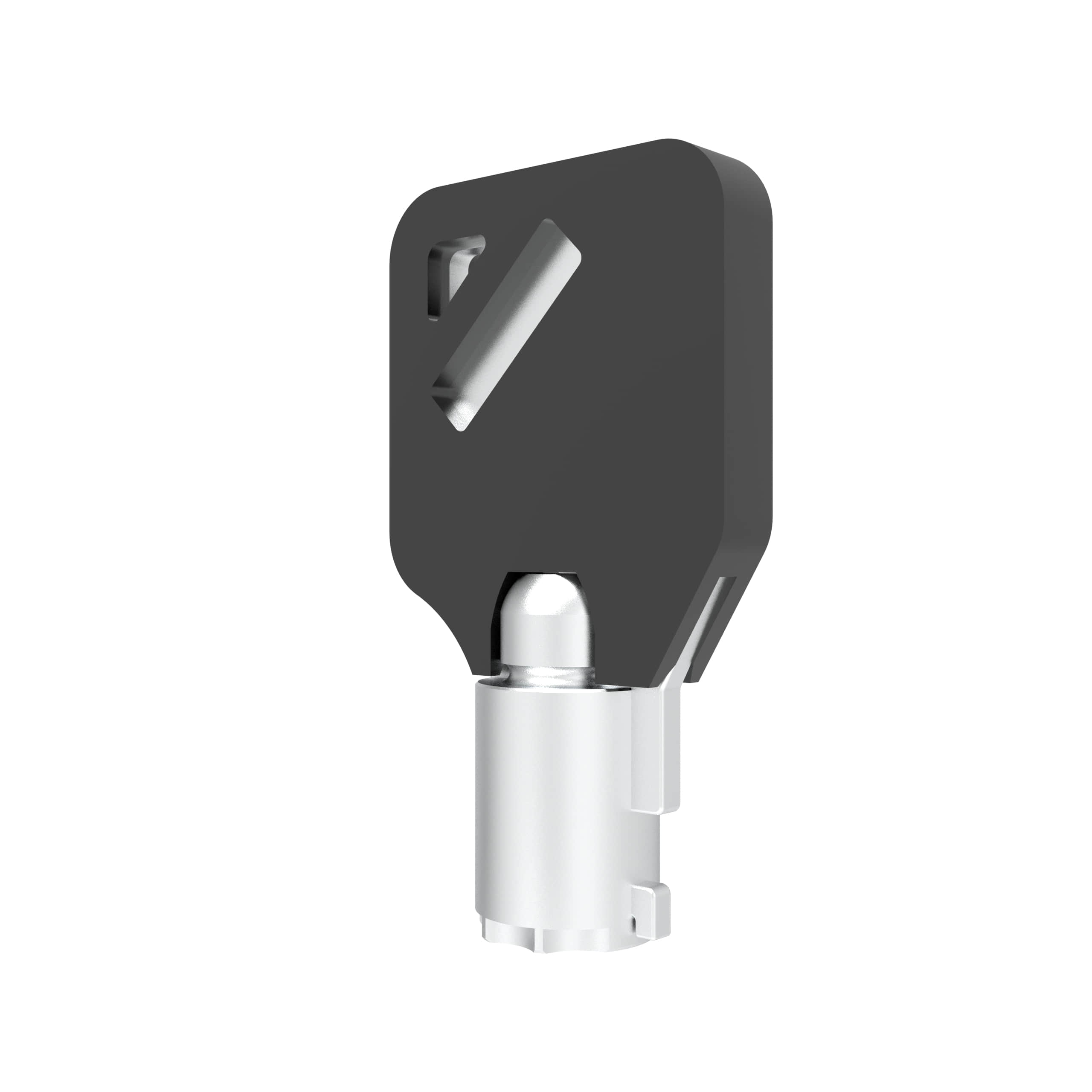 K150 | Tubular key with nylon cover, black