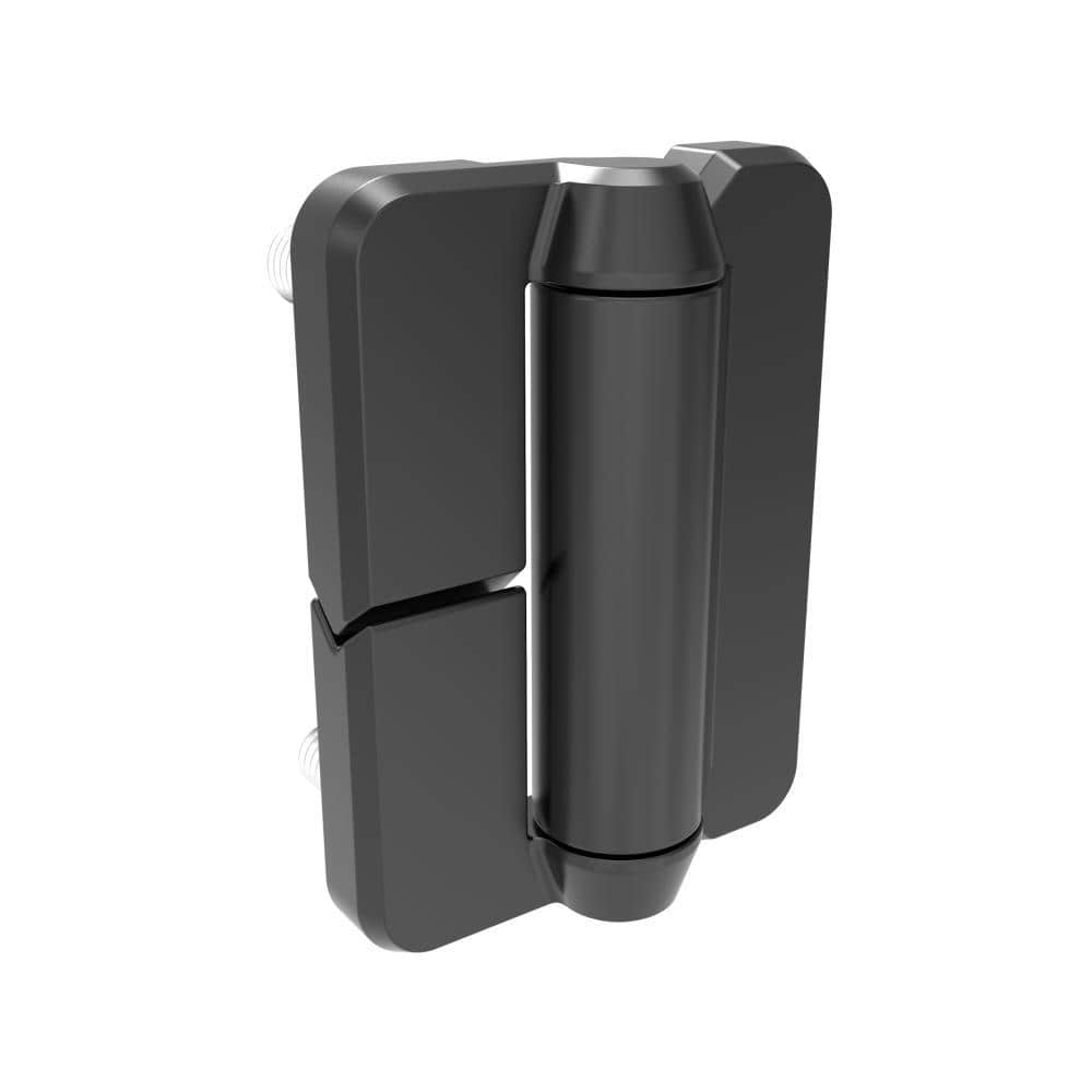 H1-2421-541-40 | Constant Torque Hinge, 50x40mm,M6 stud installation, zinc alloy, powder coated, black