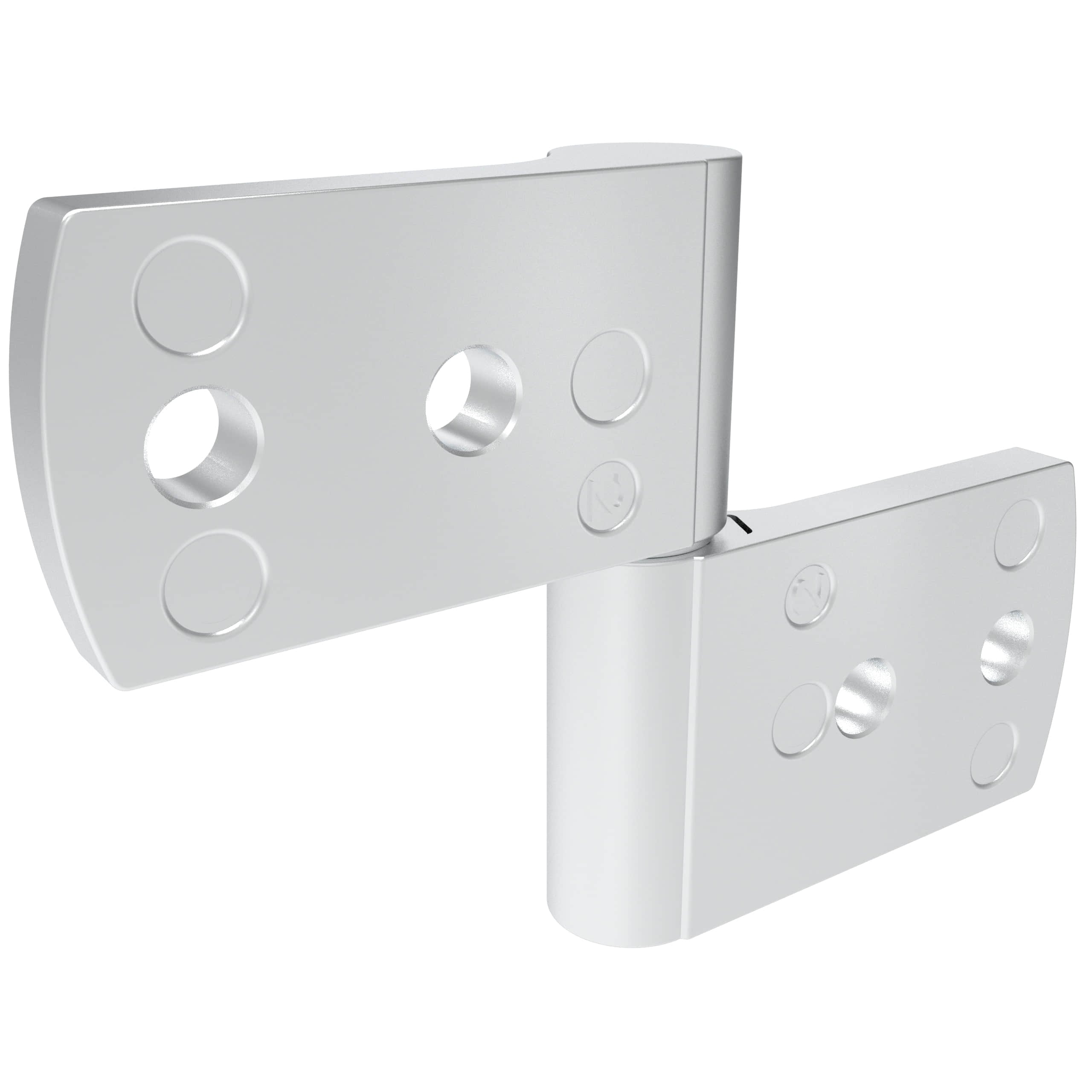 h1-2416-30 | 恒定扭矩铰链，M4螺丝固定，锌合金，电镀铬，亮