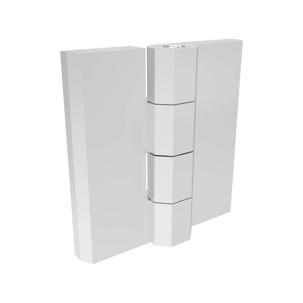 H1-2101-401-30 | Surface Fixed Hinge, 40x40mm, M4 stud mount, zinc alloy, Chrome plating, bright