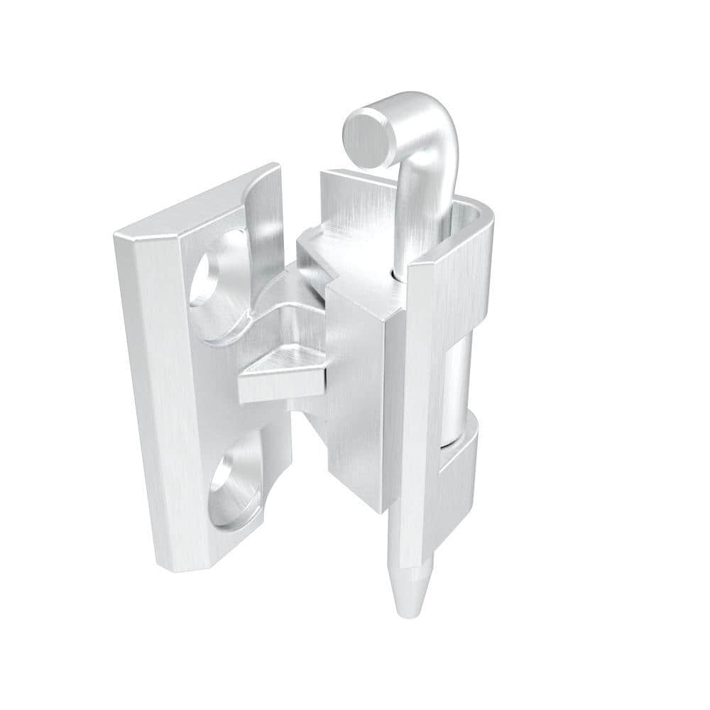 H2-2306-15-30 | Corner door removable hinge, 1.5mm door thickness, zinc alloy, chrome plated, bright