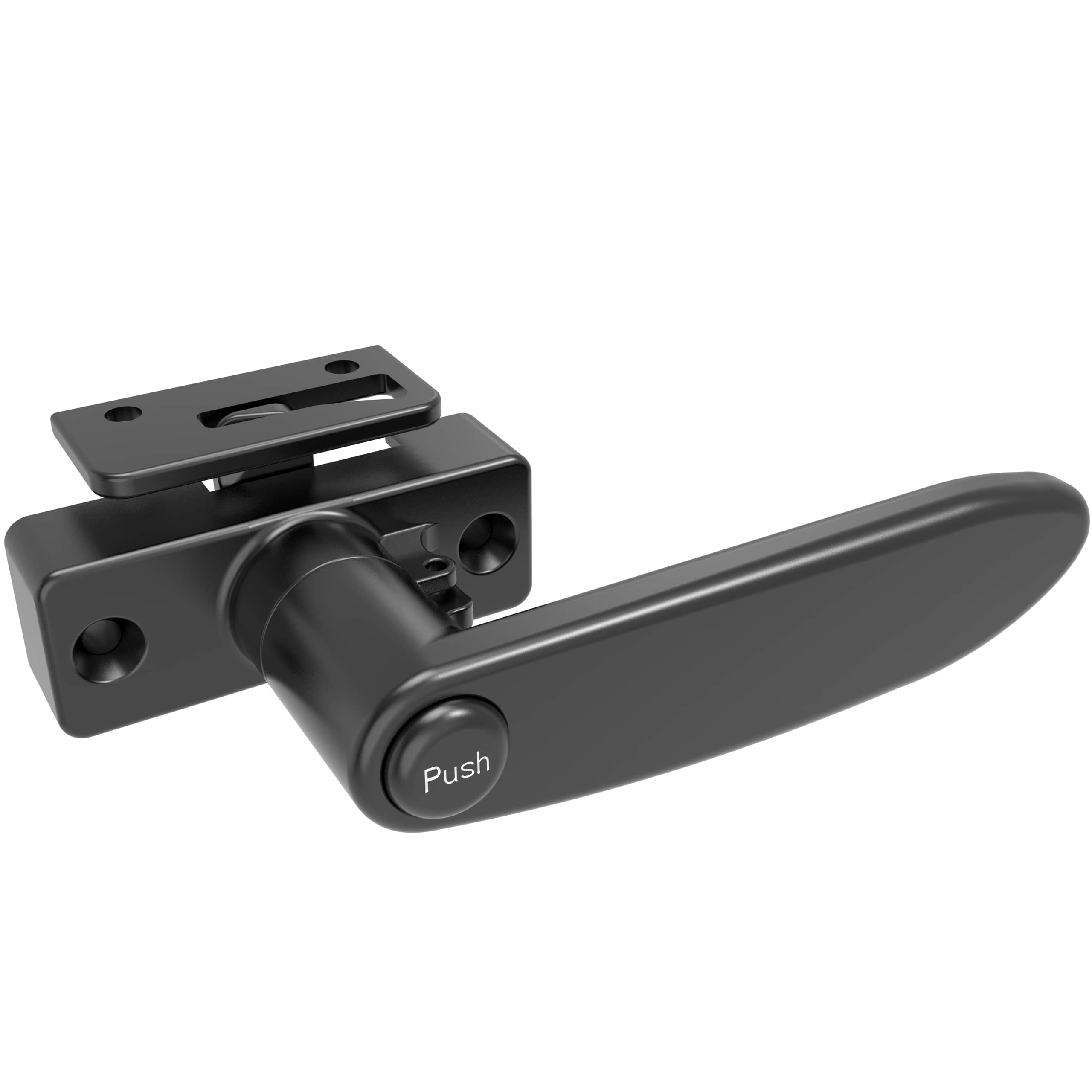 D4-1304-40R | Metro Window  Handle Lock, Safety lock, right direction, L handle, Stainless Steel, Powder coating, black