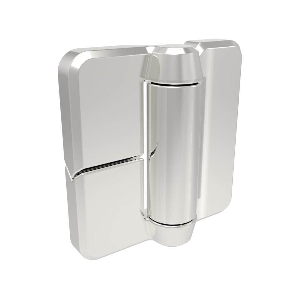 H1-2423-501-30 | Constant torque hinge, 50x50mm,M5 stud installation, Zinc alloy, Electric galvanized, white