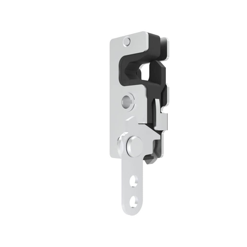3005-15R-A6 | Chiusura push-to-close rotante, media, destra, destra, a due stadi, leva in linea, acciaio, galvanizzato, brillante