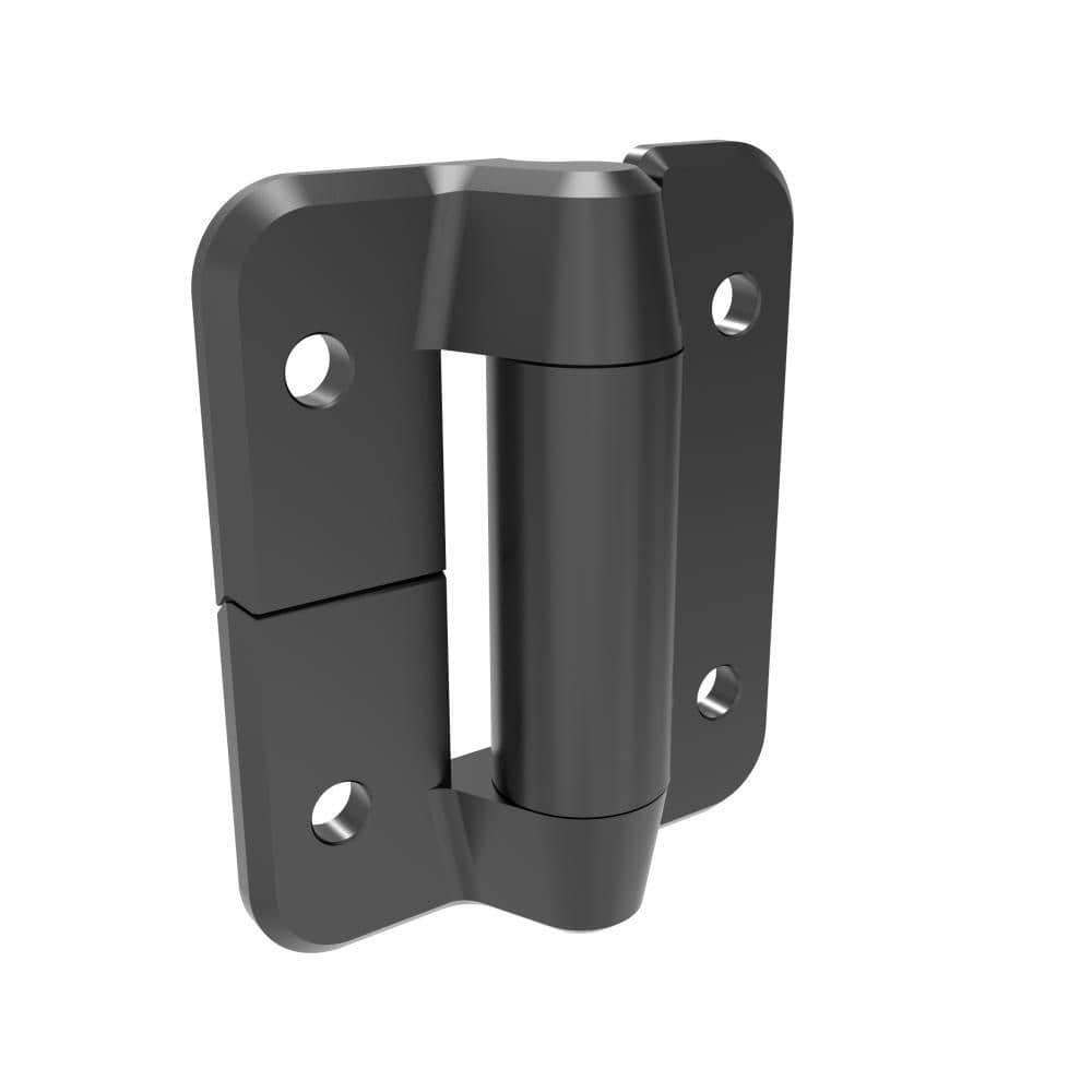 H1-2420-40 | Constant Torque Hinge, 70x80mm, M6 countersunk screw installation,zinc alloy, powder coated, black