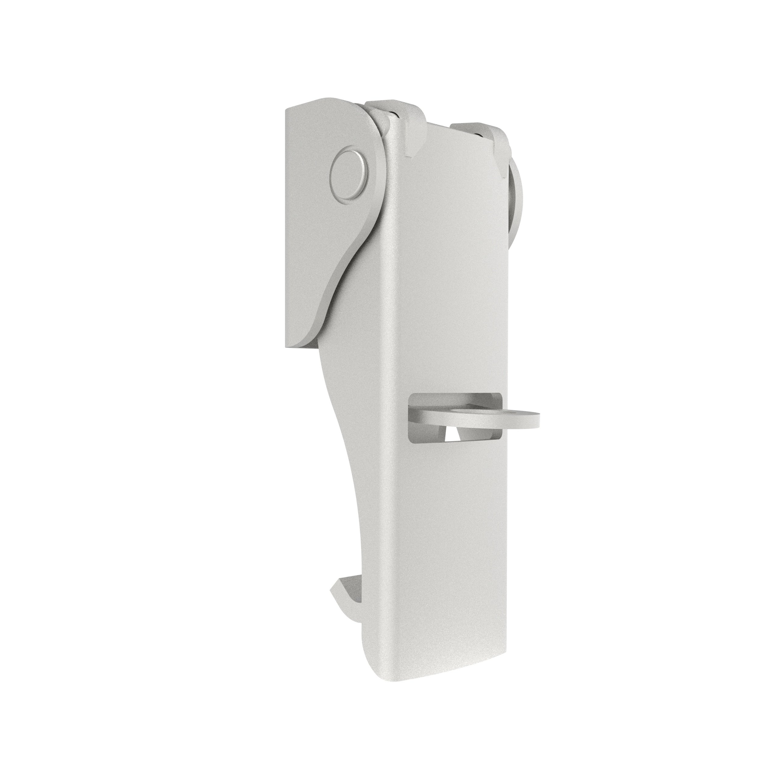 F-1645-53-10 | Under-center Draw Latch Medium Size,Concealed type,Padlockable,steel,Galvanized,Bright