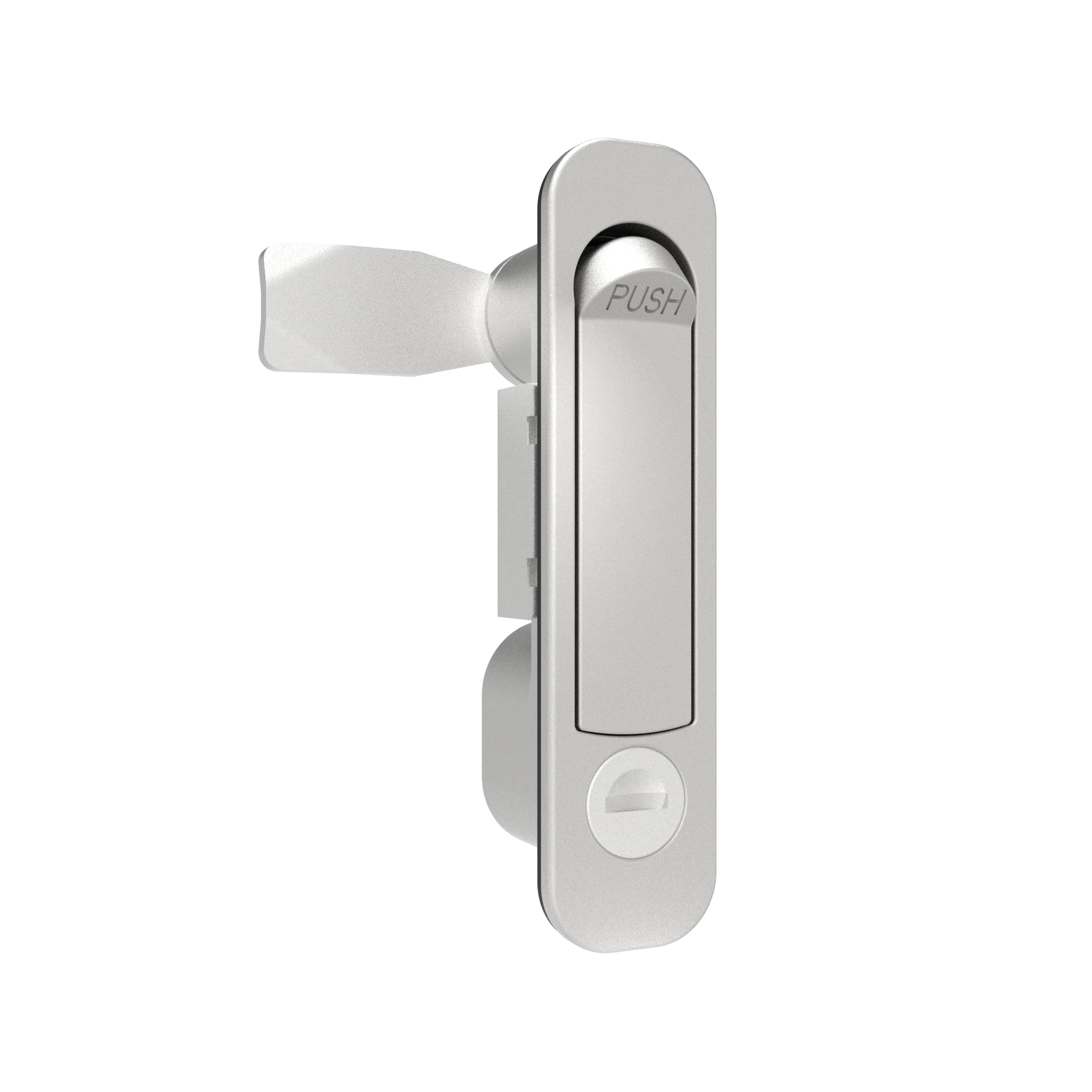 a-1118-50 | 旋转把手锁,K333钥匙锁定,左右通用,旋转手柄开启,锌合金,喷漆,银色 a-1118-50 | 旋转把手锁,K333钥匙锁定,左右通用,旋转手柄开启,锌合金,喷漆,银色