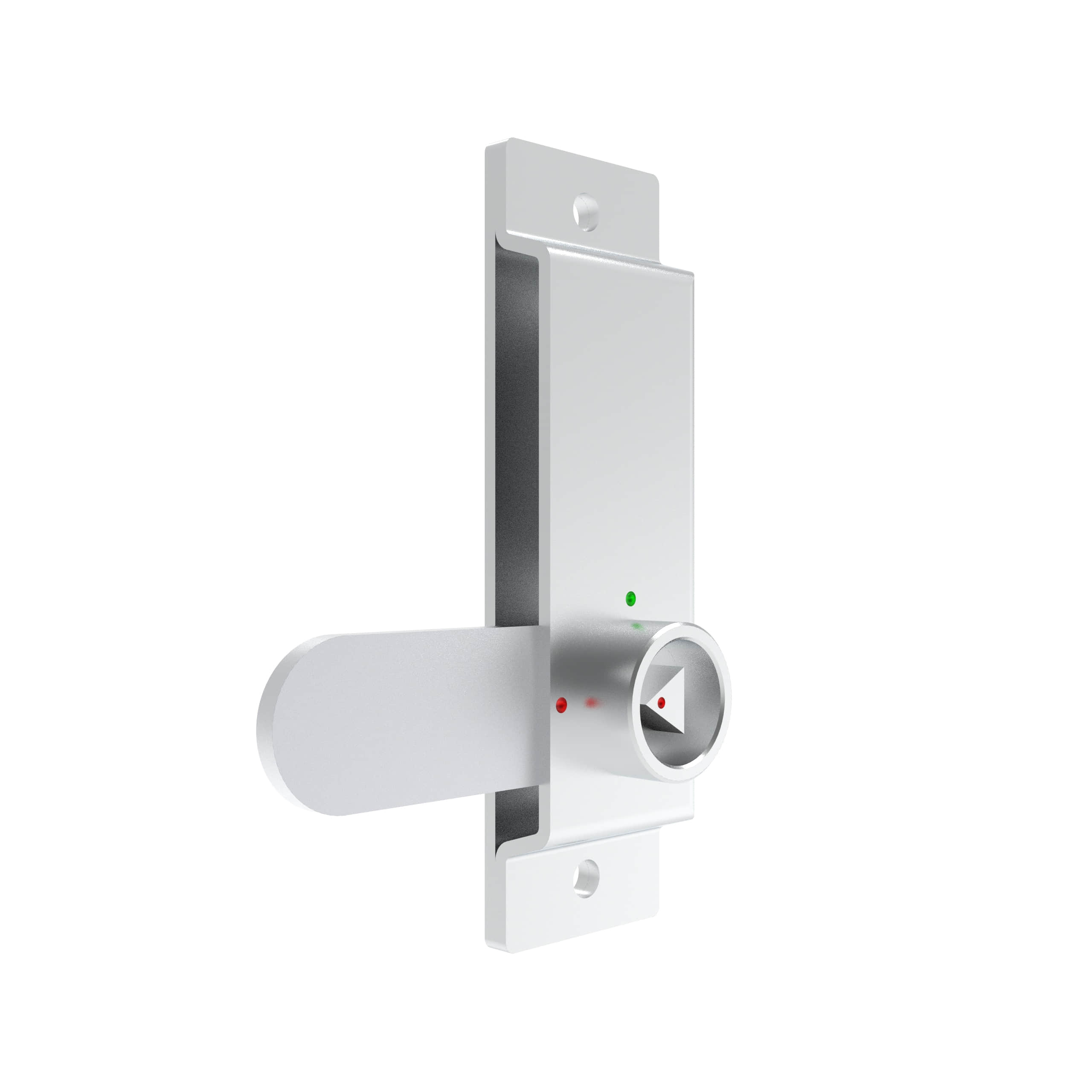 D1-1630-A1 | Quarter turn rotary door lock, left facing, triangle 7mm, stainless steel, polished, bright