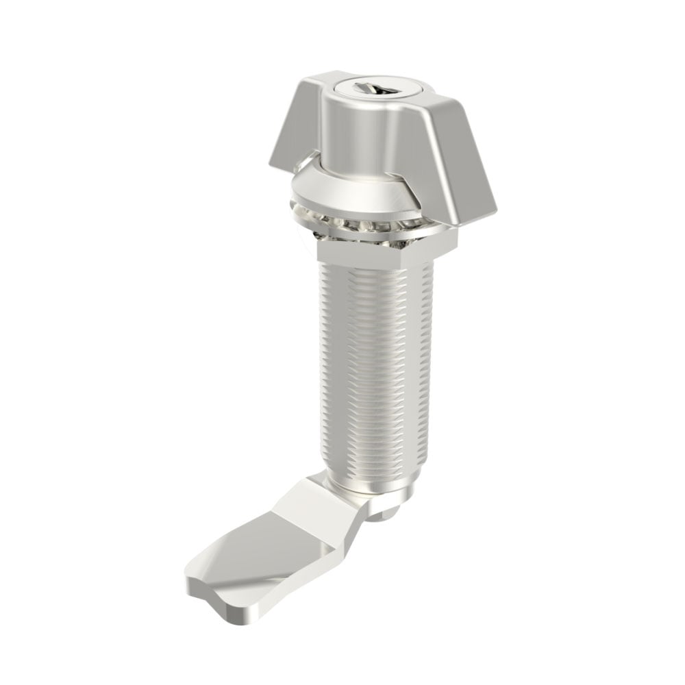 b-1202-160-a1 | 翼型手柄，GH60锁体，K333钥匙锁定 ，手动，不锈钢，抛光，亮