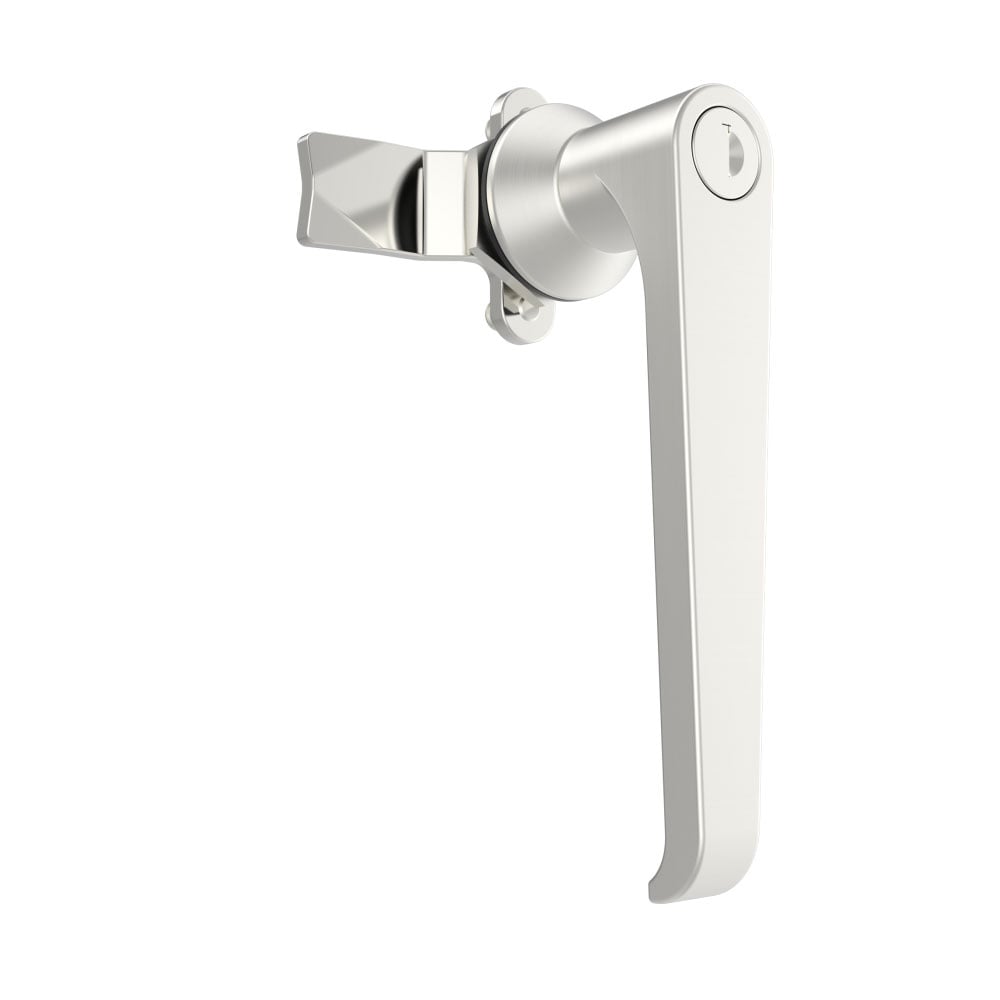 B-1311-10-A1 | Quarter-turn cam latch, l-handle with cam, key lock, stainless steel, passivated