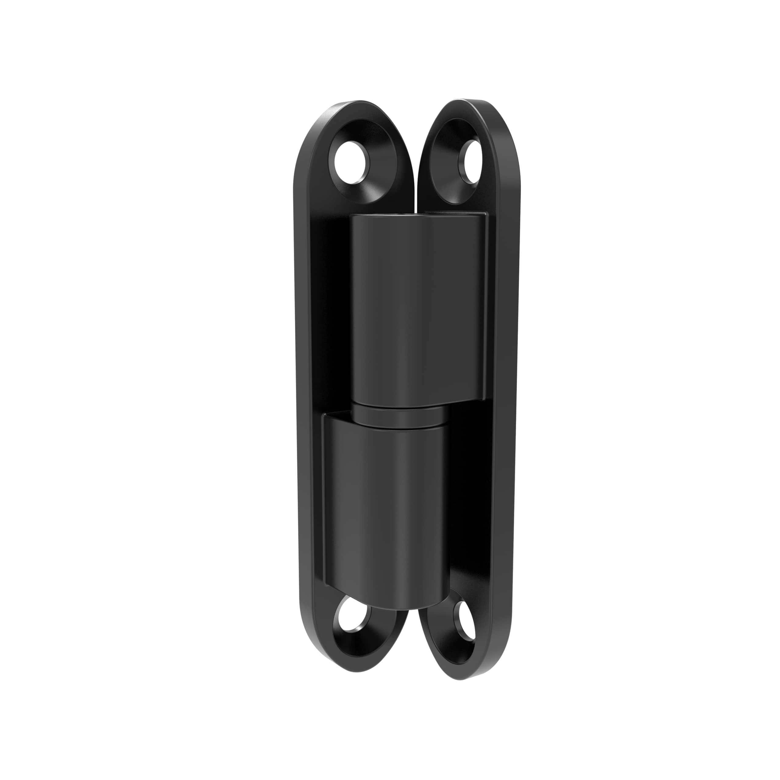 H1-2324-20-40 | Removable hinge, 60mm length,hidden mount, M4 screws, zinc alloy, powder coating, black