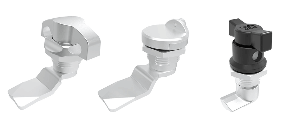 Quarter Turn Locks with Wing Knob